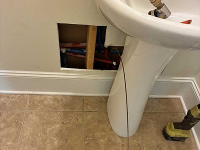 Bathroom Leak Detection